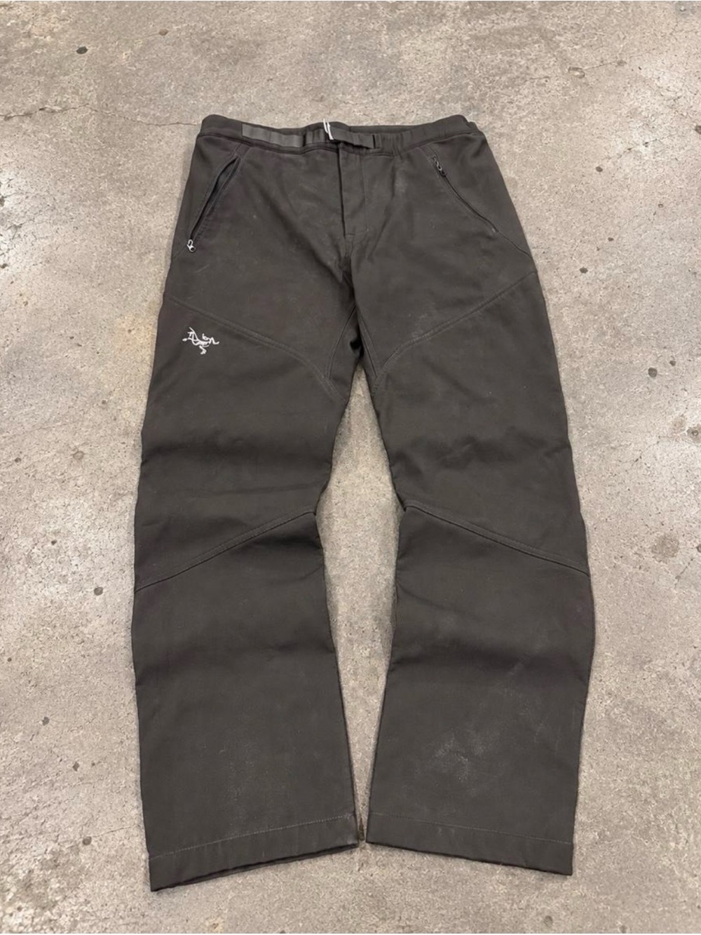Arc'teryx Gamma Rock Pants Black Outdoor Hiking Softshell Zip Pocket Cargo Pants